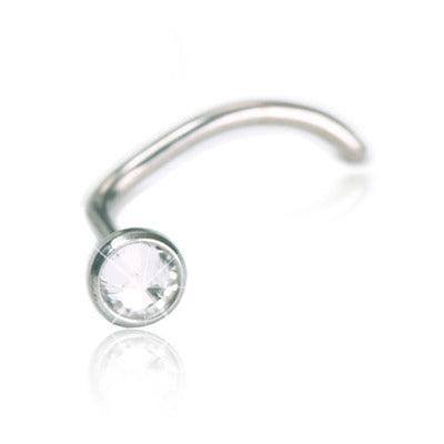 Σκουλαρίκια Μύτης Βlomdahl Bezel Crystal