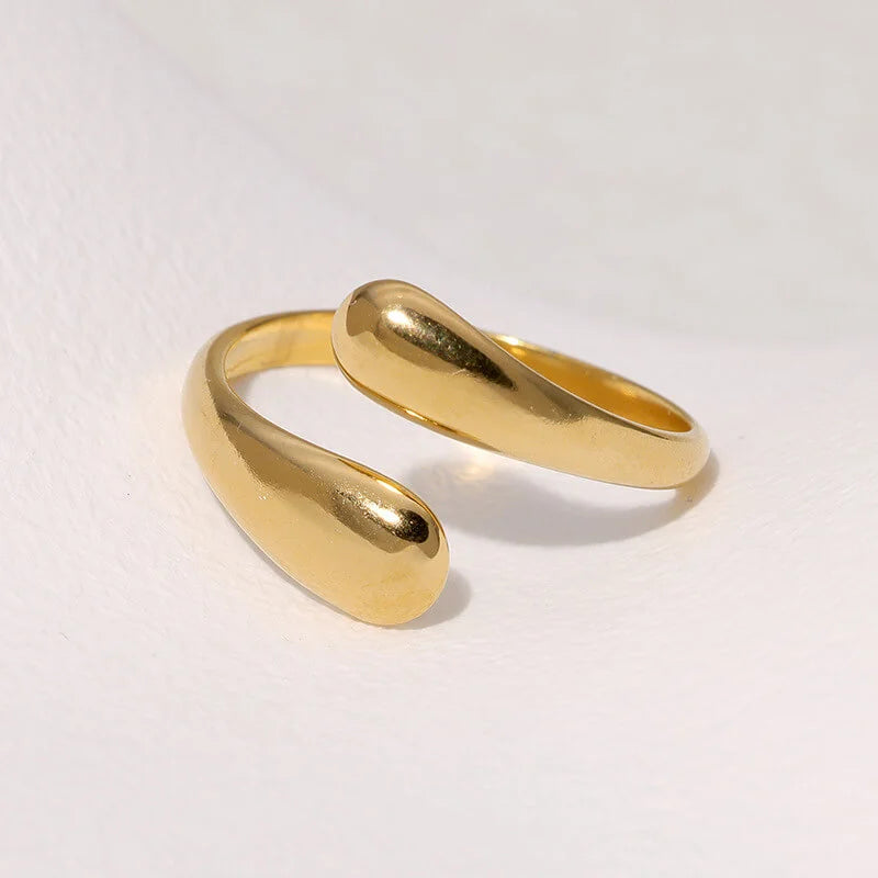 Γυναικείο Δαχτυλίδι Gold Loop Ring